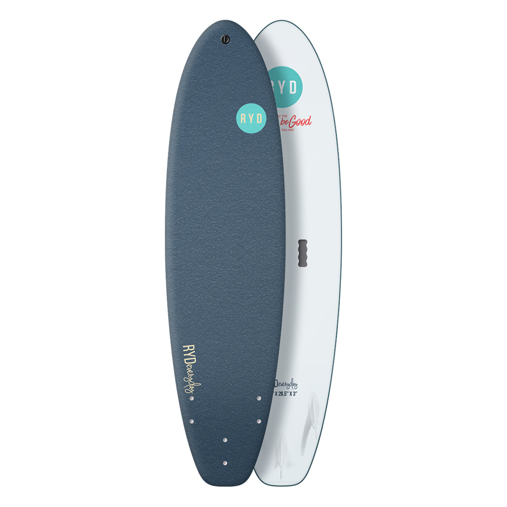 RYD 6'6" Soft Top surfboard : Deep Blue
