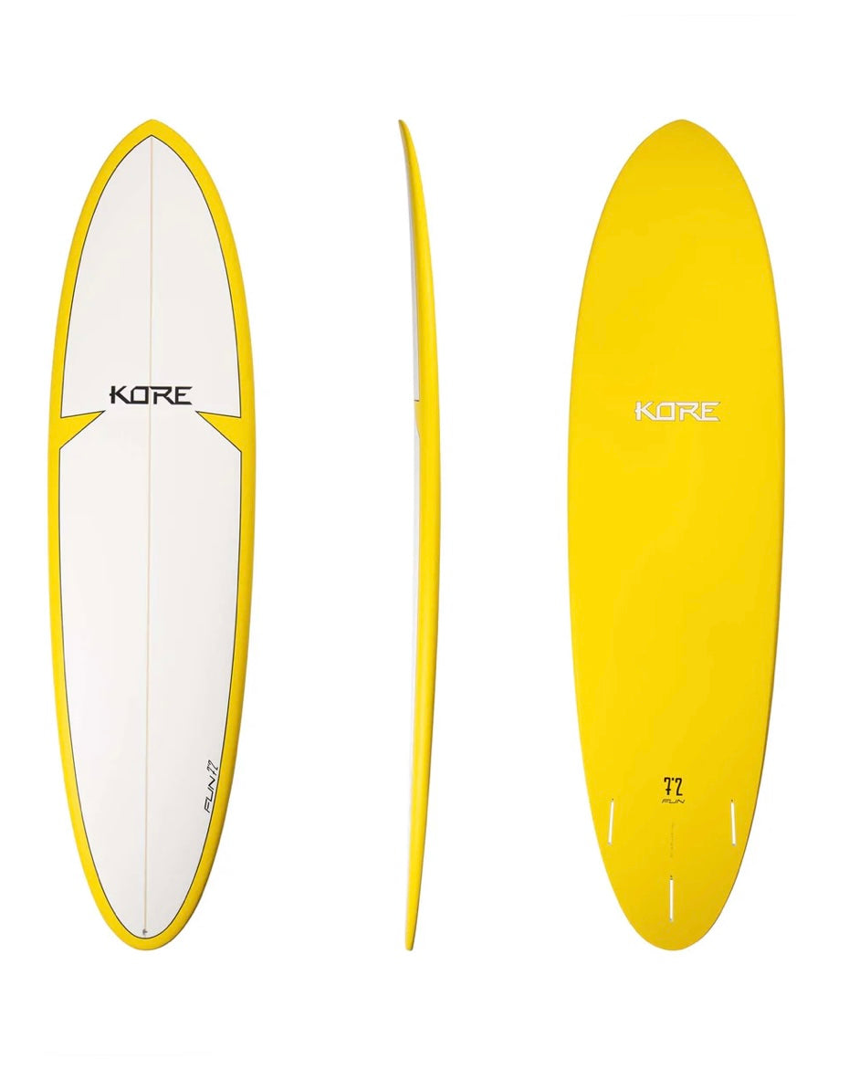 KORE Surfboard - 7’2” Fun/mid length
