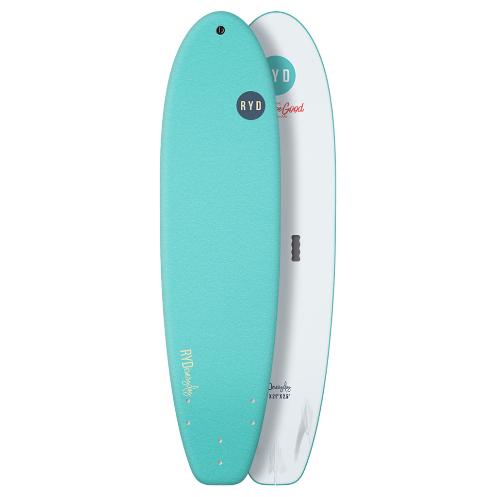 RYD 7Ft Soft Top surfboard :Aqua