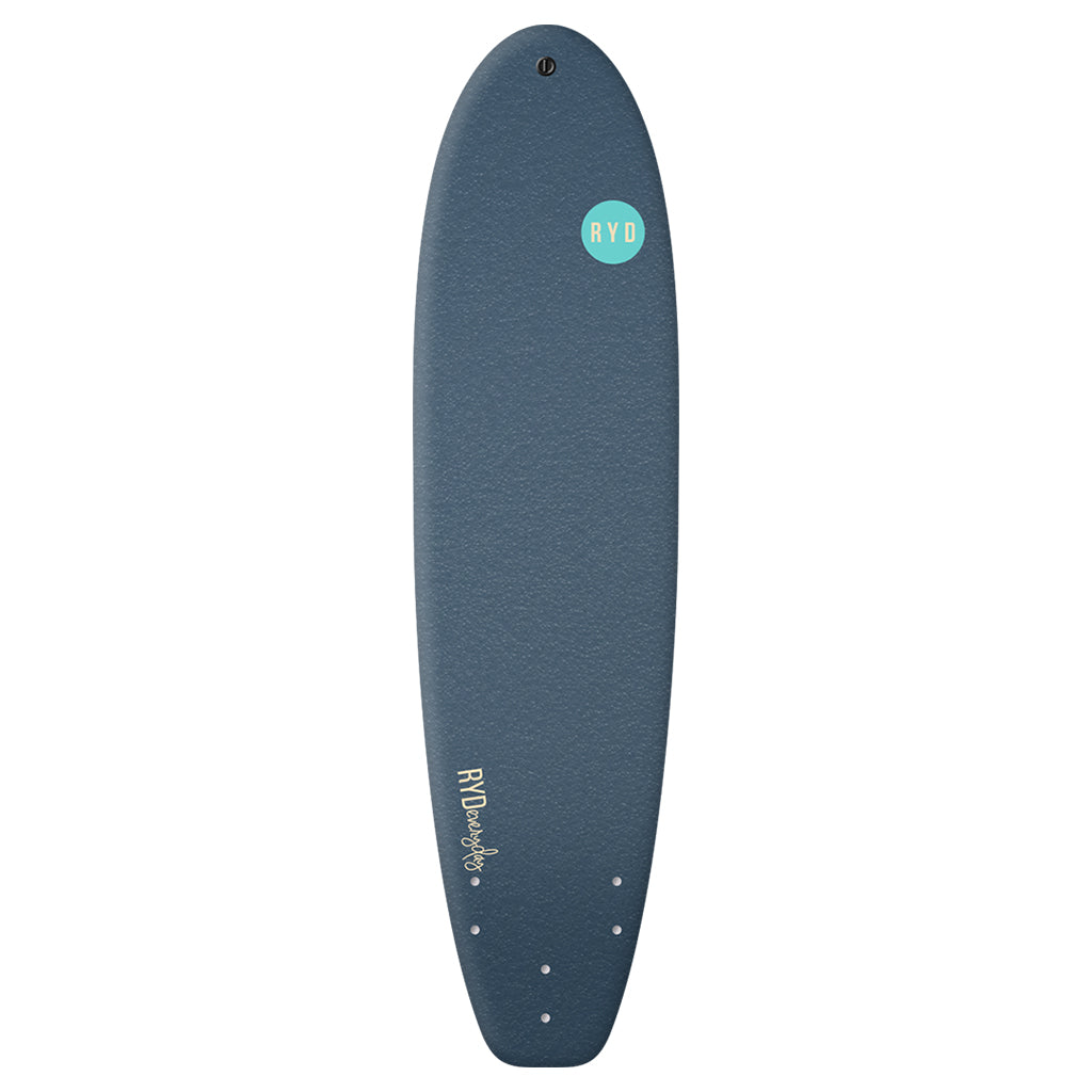 RYD 7ft Soft Top surfboard: Deep Blue